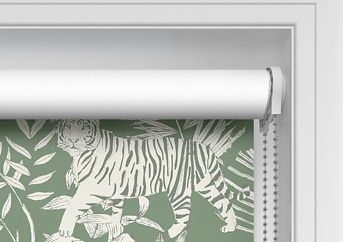 Tropical Wildcats, Emerald - Twist&Fit Roller Blind - Image 11